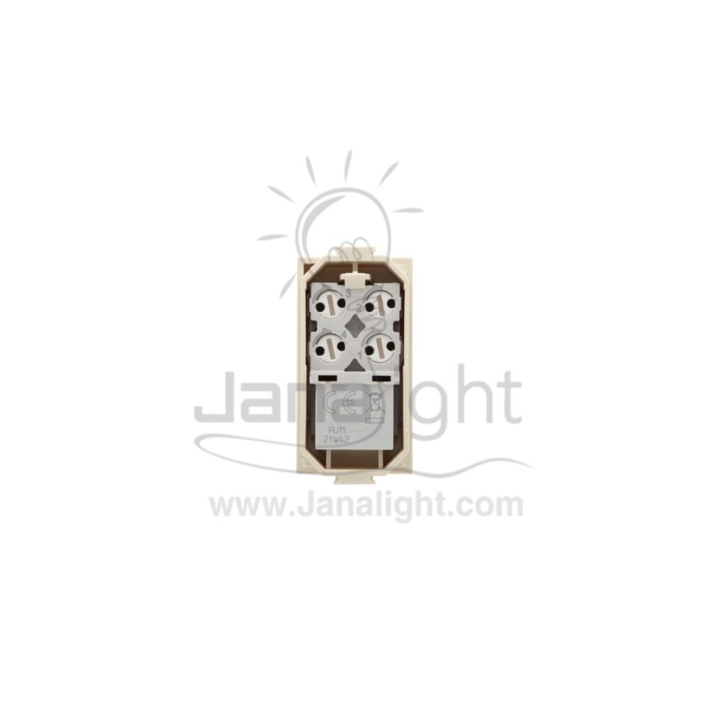 بريزة تليفون ماتكس بيج A5958/11NE مصري beige Phone Socket matix edge